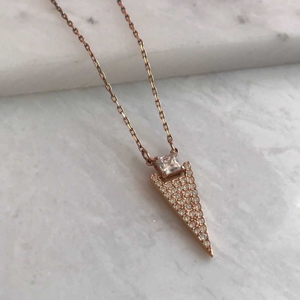 New w/Tag | Swarovski Triangle Pendant Necklace